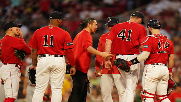 Boston Red Sox starting pitcher Chris Sale